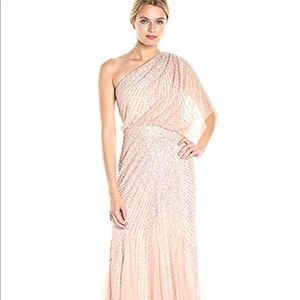 Adrianna papell one shoulder sequin dress